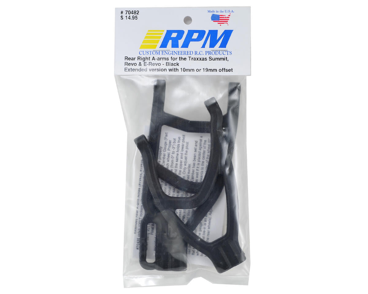RPM 70482 Rear Right Suspension A-Arms For Summit Revo 3.3 E-Revo 2.0 VXL