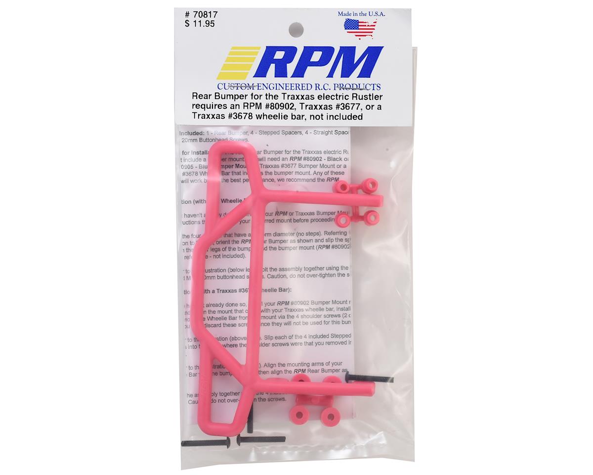 RPM 70817 Rear Bumper for Traxxas 2wd Rustler XL-5 & VXL