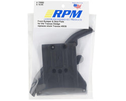 RPM 70982 Front Bumper & Skid Plate (Black) Traxxas Sledge