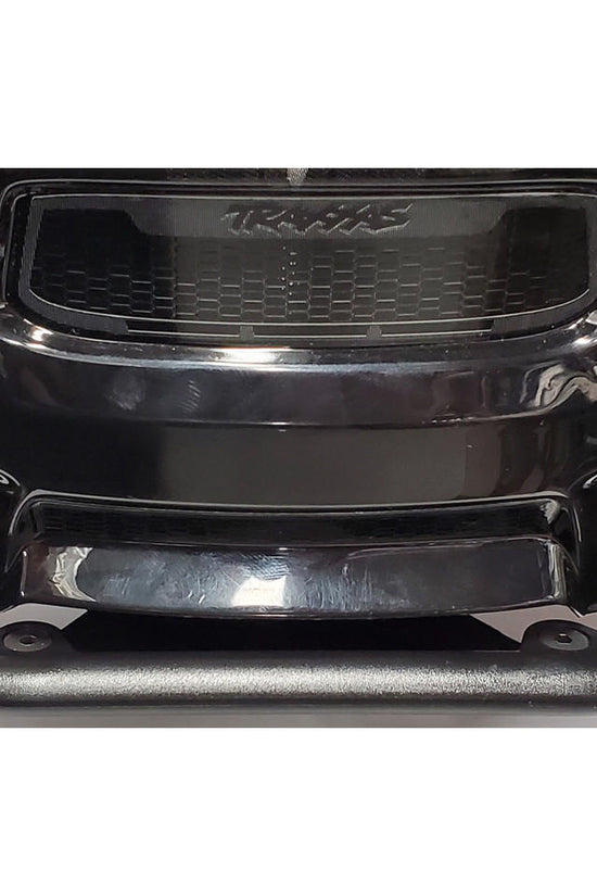 RPM 70982 Front Bumper & Skid Plate (Black) Traxxas Sledge