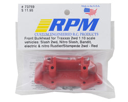 RPM 73759 Front Bulkhead For 2WD Slash Bandit Stampede Rustler Bigfoot