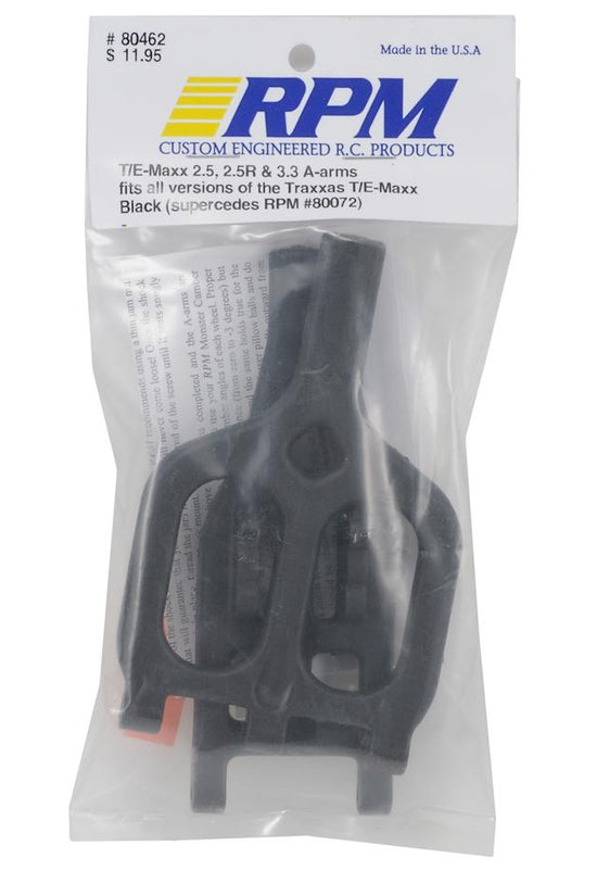RPM 80462 Black Suspension Arms For T-Maxx 2.5, 2.5R, 3.3 E-maxx