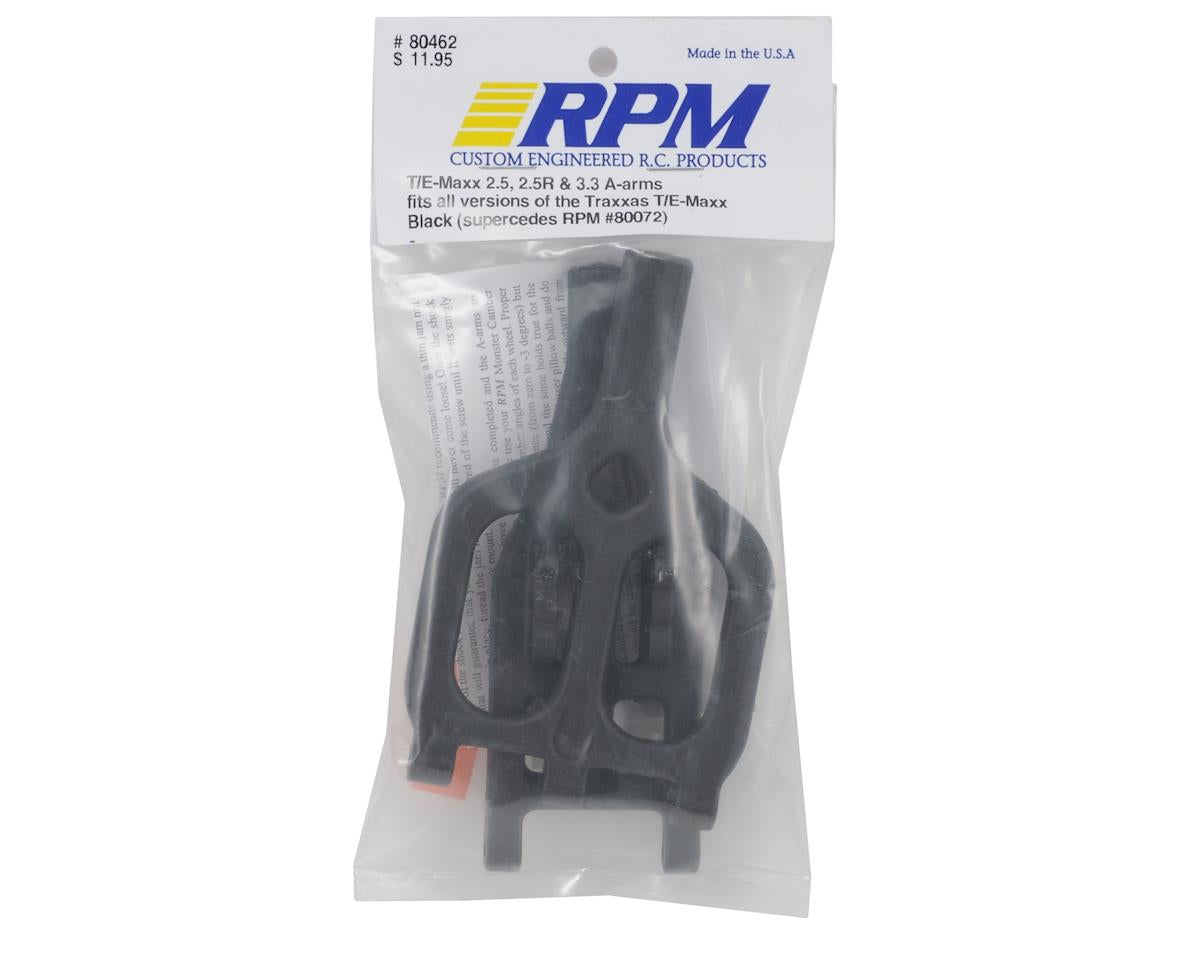 RPM 80462 Black Suspension Arms For T-Maxx 2.5, 2.5R, 3.3 E-maxx