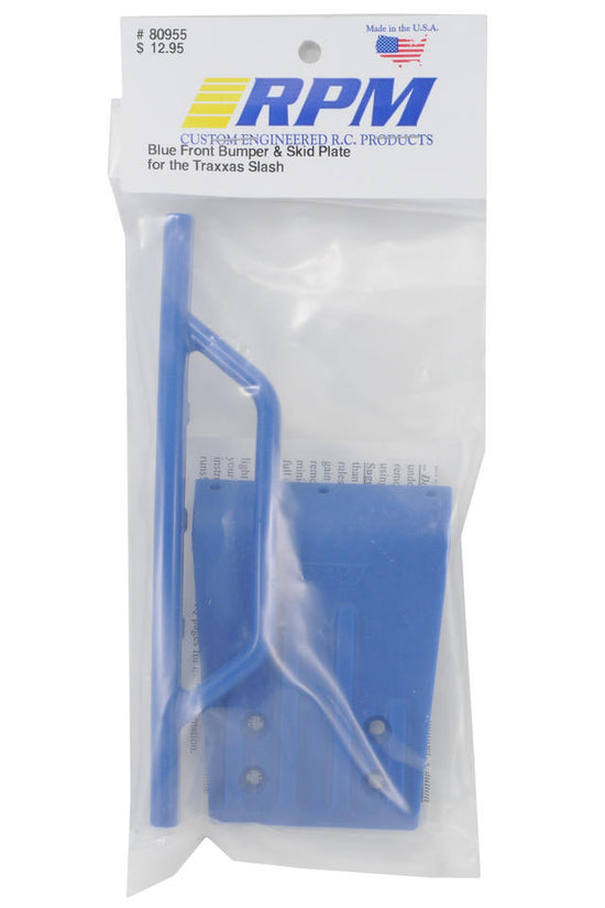 RPM 80955 Front Bumper and Skid Plate, for Traxxas Slash 2wd & Nitro Slash