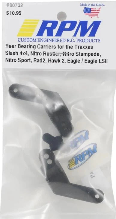 RPM 80732 Rear Bearing Carrier Hoss Slash, Rustler, Nitro Slash, Stampede 4×4