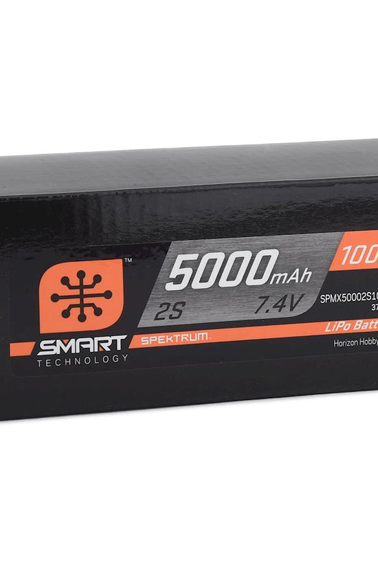 Spektrum RC 2S Smart LiPo Hard Case 100C Battery Pack (7.4V/5000mAh) w/IC5 Connector