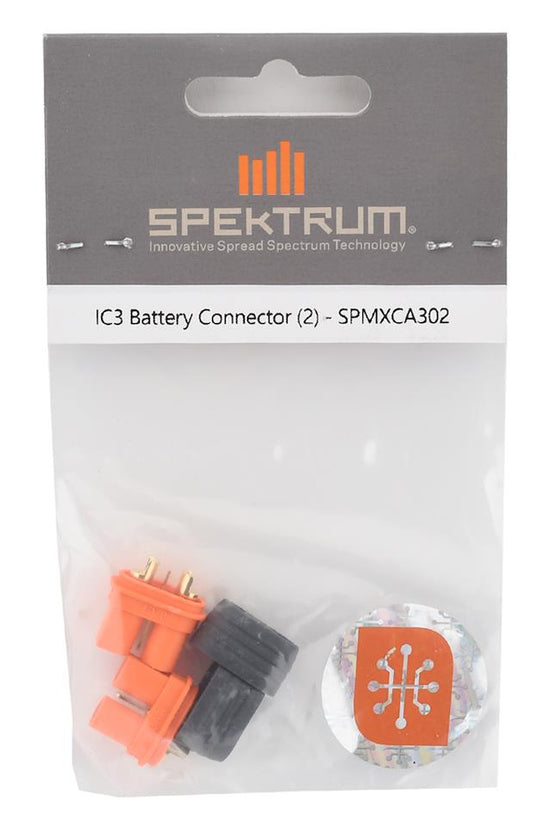 Spektrum RC IC3 Battery Connector (2) (Female)