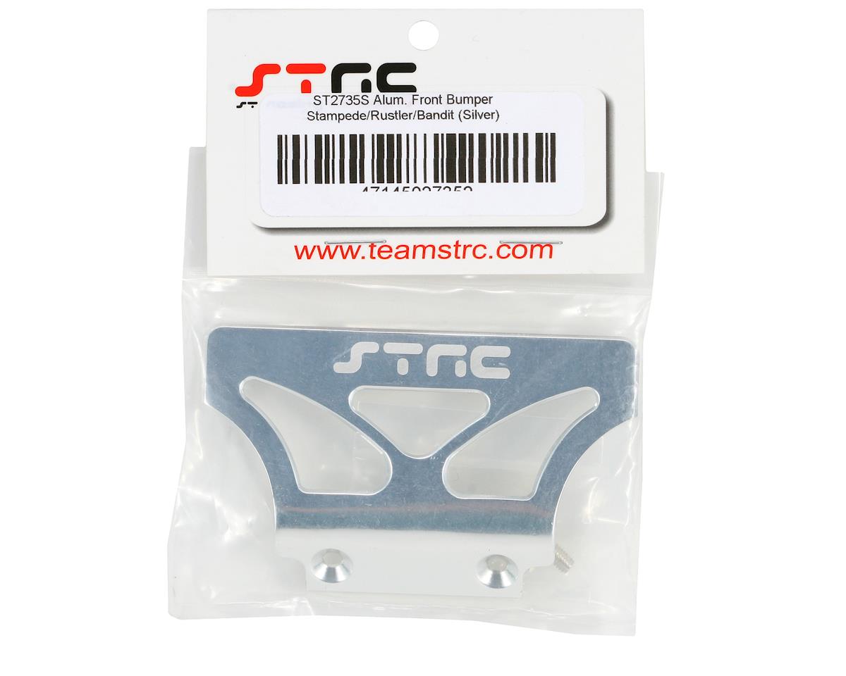 ST Racing Concepts Oversized Front Bumper for Traxxas Stampede/Rustler/Bandit (Silver)