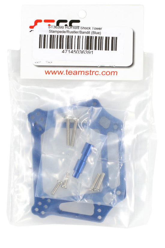 STRC 3639B 6mm Heavy Duty Front Shock Tower (Blue)For 2wd Slash Stampede Rustler Bandit
