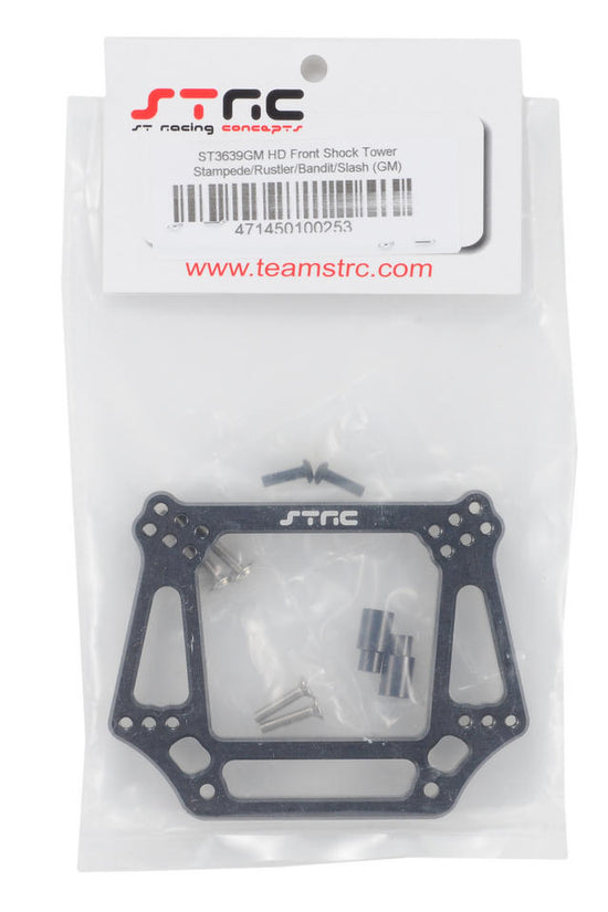 STRC 3639GM 6mm Heavy Duty Front Shock Tower (GM)For 2wd Slash Stampede Rustler Bandit