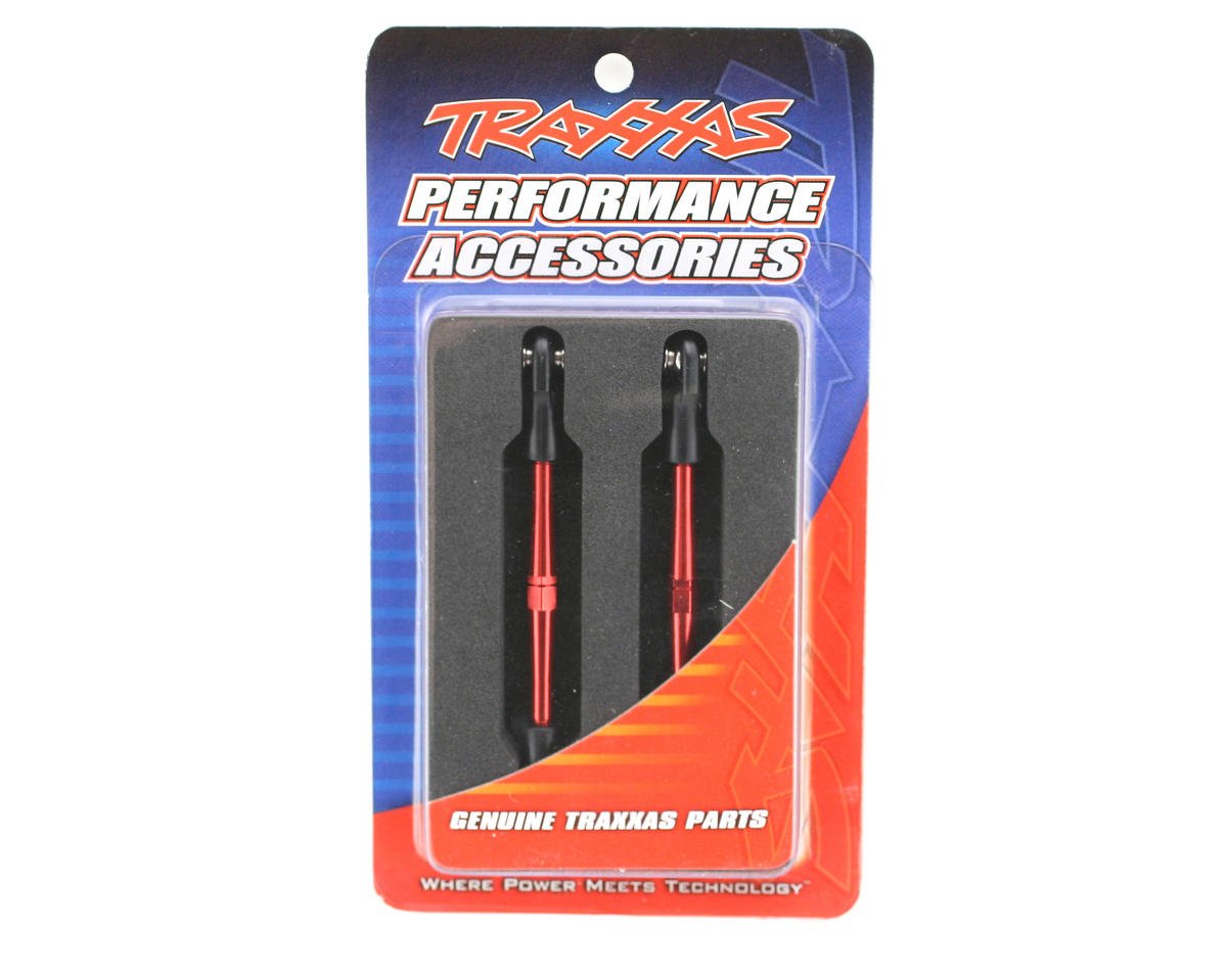 Traxxas 59mm Aluminum Toe Link Turnbuckle Set (Red) (2)
