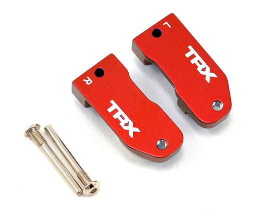 Traxxas RED L/R Aluminum Caster Blocks 30-Degree 2wd Stampede Slash Rustler VXL XL-5