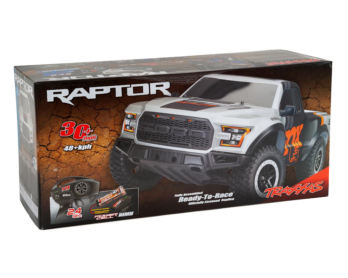 Traxxas 2017 Ford Raptor RTR Slash 1/10 2WD Truck (Fox) w/TQ 2.4GHz Radio, Battery & DC Charger (Copy)