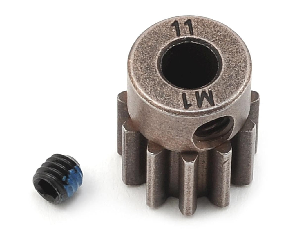 Traxxas Hardened Steel Mod 1.0 Pinion Gear w/5mm Bore (11T) Traxxas Hardened Steel Mod 1.0 Pinion Gear w/5mm Bore (11T)