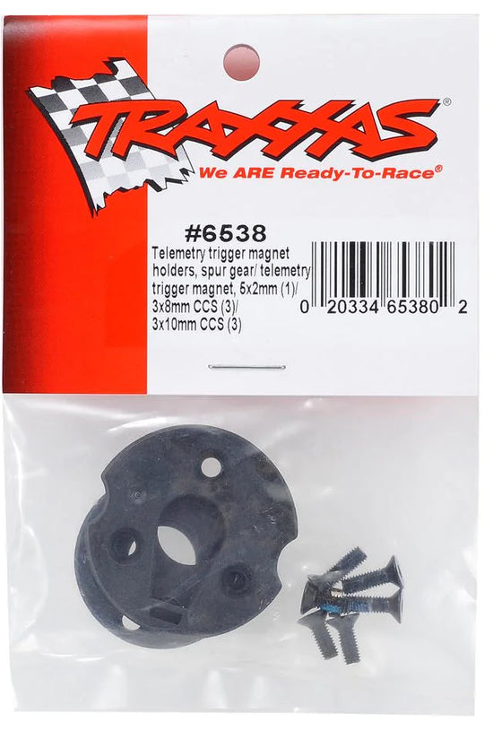 Traxxas 6538 Telemetry Trigger Magnet Holder & Spur Gear Magnet