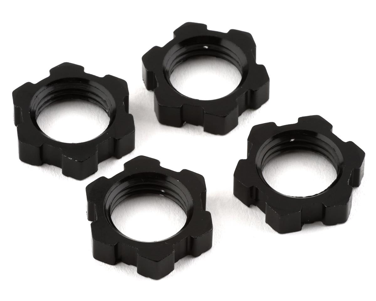 Traxxas 7758A Sledge/X-Maxx/E-Revo VXL 17mm Splined Wheel Nut (Black) (4)