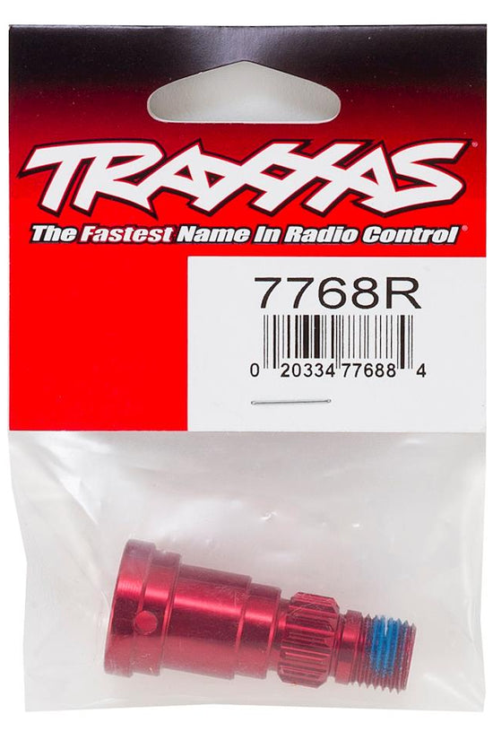 Traxxas 7768R Stub axle, Aluminum(use only with #7750X driveshaft) X-MAXX